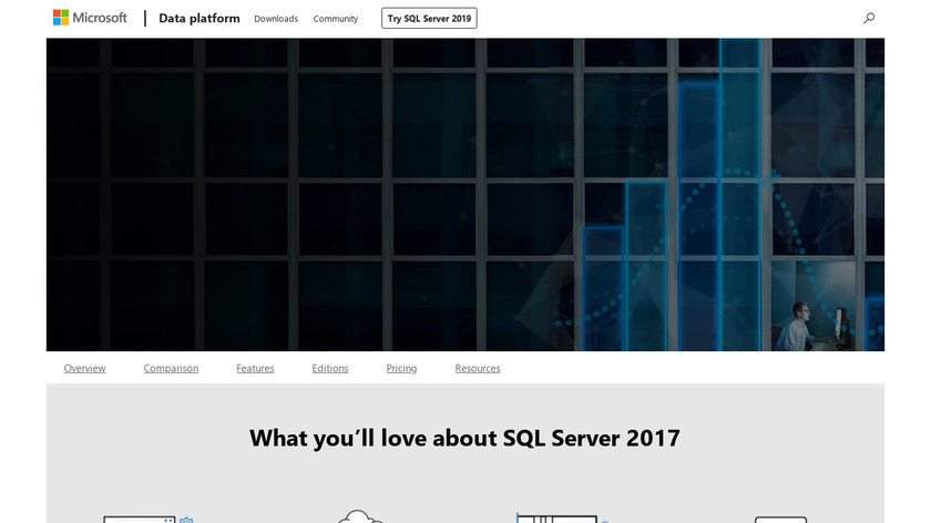 SQL Server 2017 Landing Page