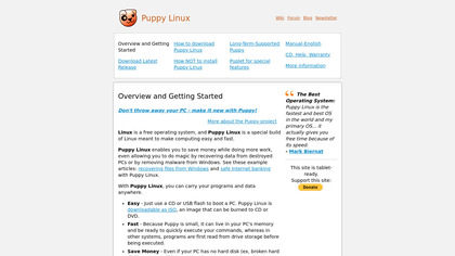 Puppy Linux image