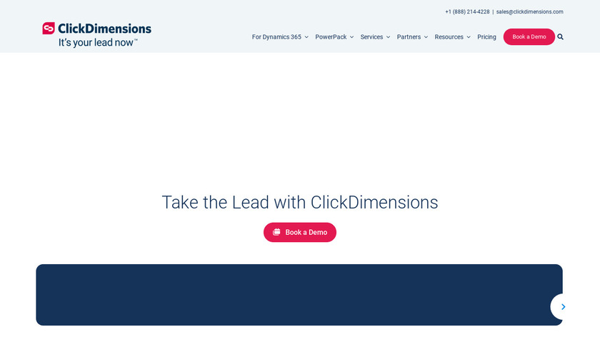 ClickDimensions Landing Page