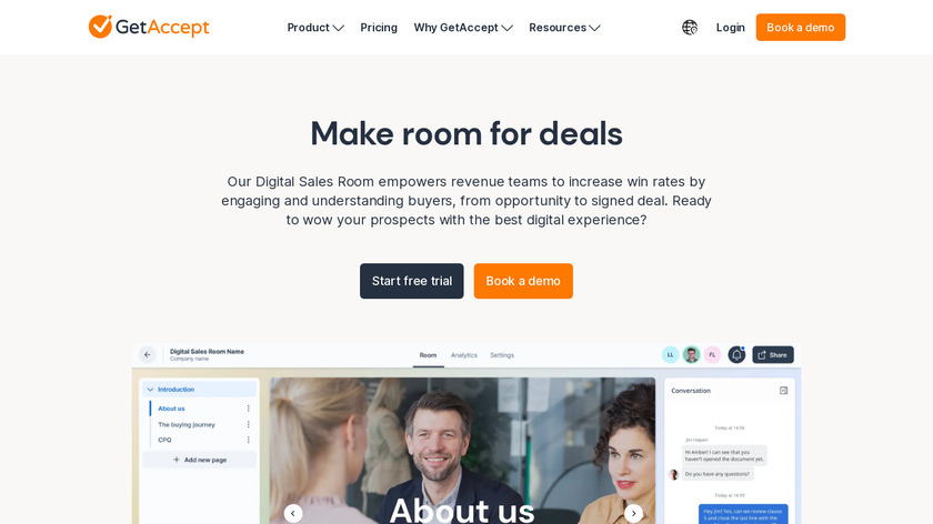 GetAccept Landing Page