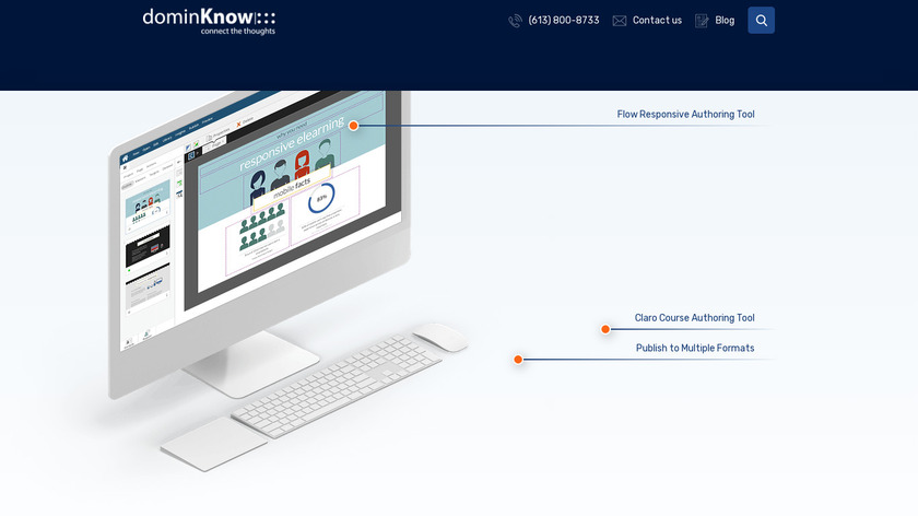 DominKnow Landing Page