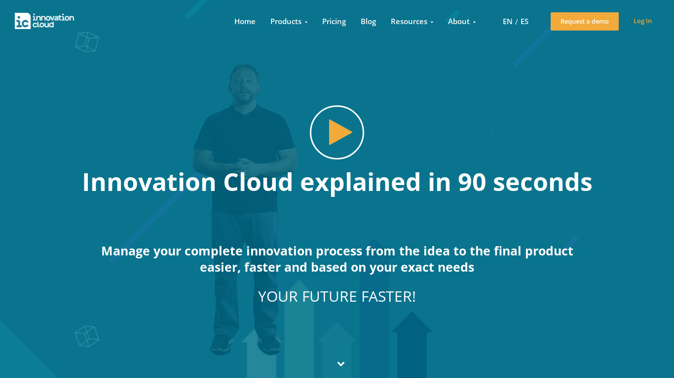 Innovation Cloud Landing page