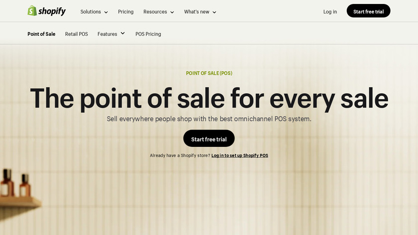 Shopify POS Landing Page