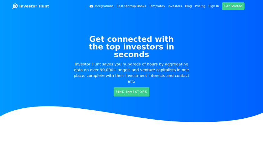 Investor Hunt Landing Page