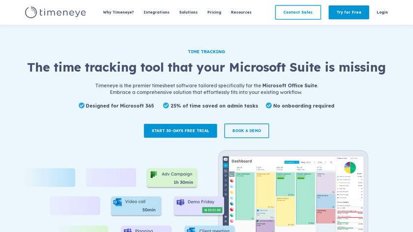 Timeneye Landing Page