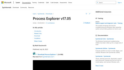 Process Explorer image