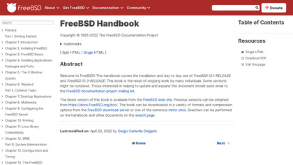 FreeBSD Jails screenshot