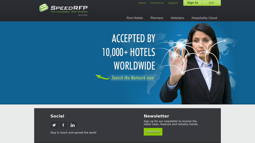 SpeedRFP Landing Page
