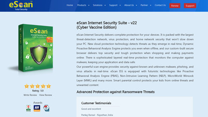 eScan Internet Security Suite image