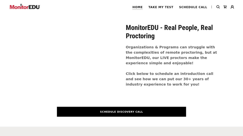 Online Remote Proctoring Landing Page