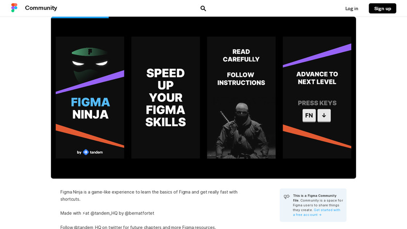Figma Ninja Landing Page
