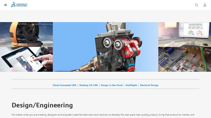 SolidWorks Electrical Landing Page