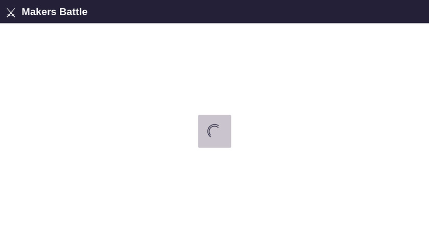 Makers Battle Landing Page
