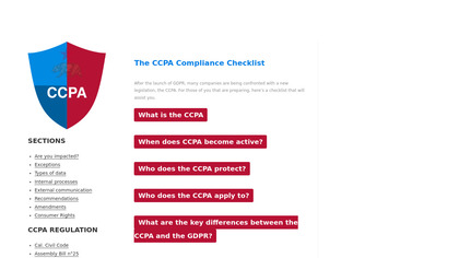 CCPA Compliance Checklist image