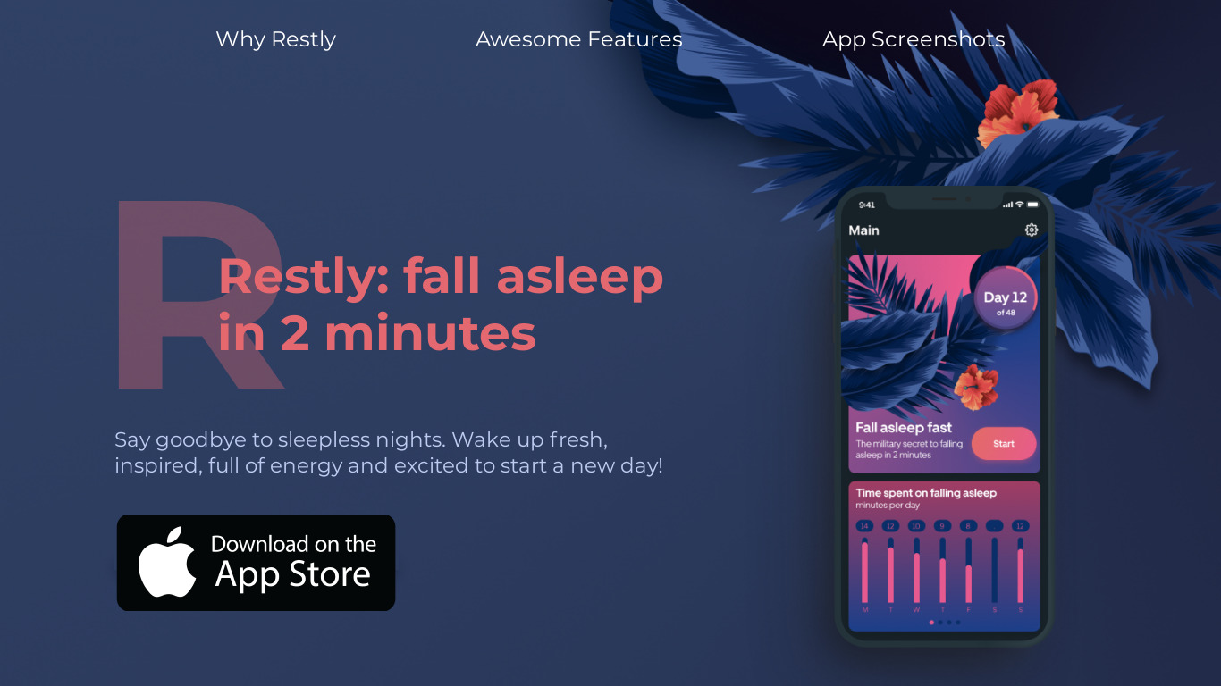 Restly Landing page