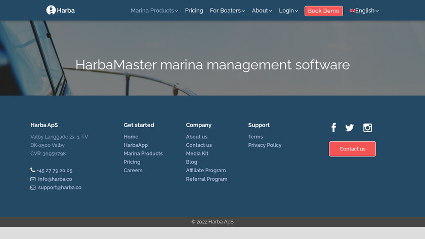 HarbaMaster Landing Page