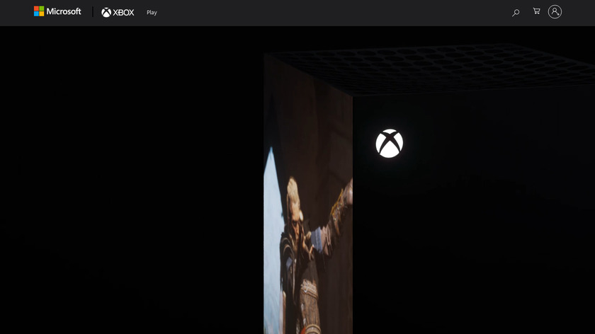 Xbox Series X Landing Page