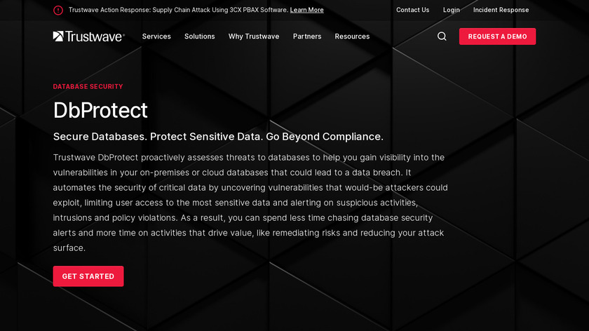 DbProtect Landing Page