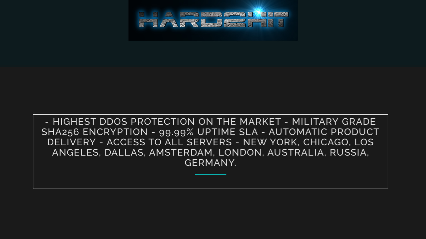 hard2hit.net Hard2Hit VPN Services Landing page