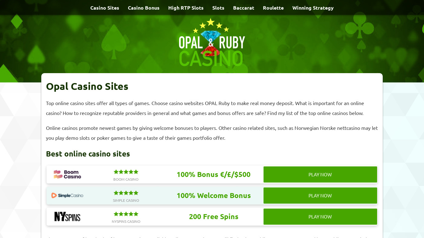 Ruby (via Opal) Landing page