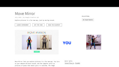 Move Mirror by Google image