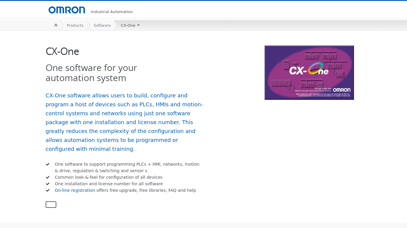 CX-One Landing page