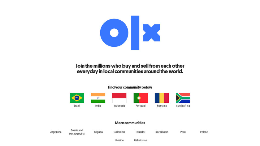 OLX Landing Page