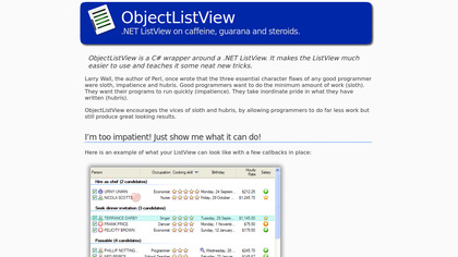 ObjectListView image