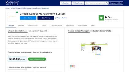 Gnosis School Management System image