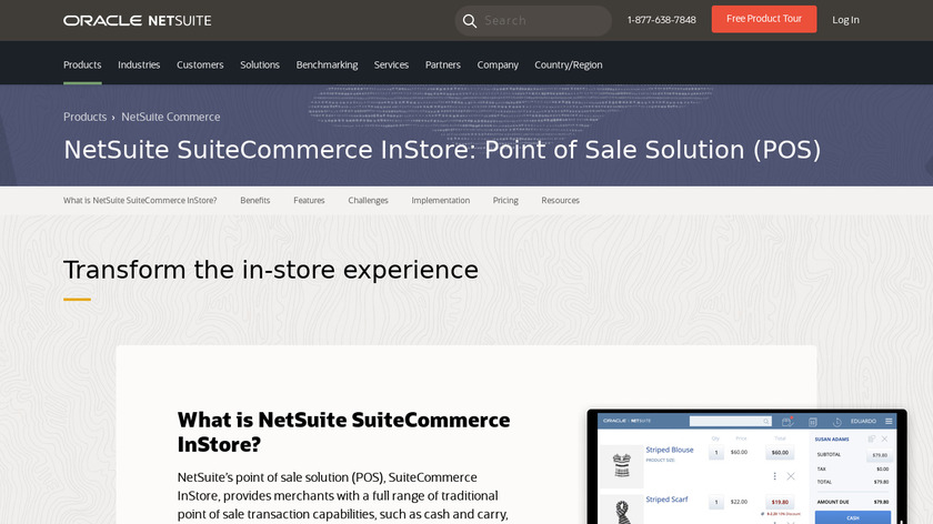NetSuite POS & Retail Management Landing Page