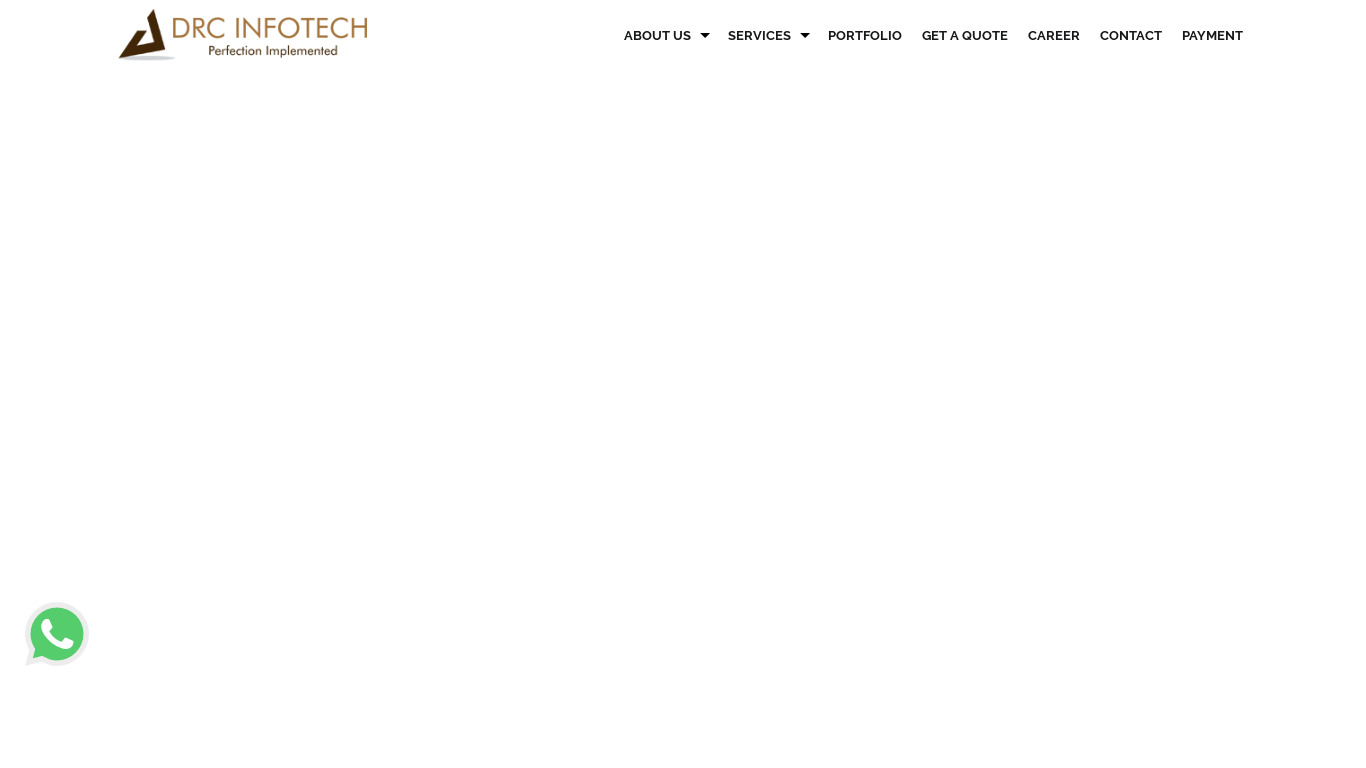 drcinfotech.com DRC Infotech Landing page