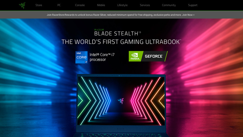 Razer Blade Stealth 13 Landing Page