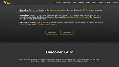 GNU Guix screenshot