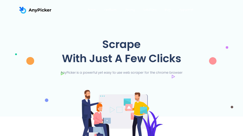 AnyPicker Landing Page