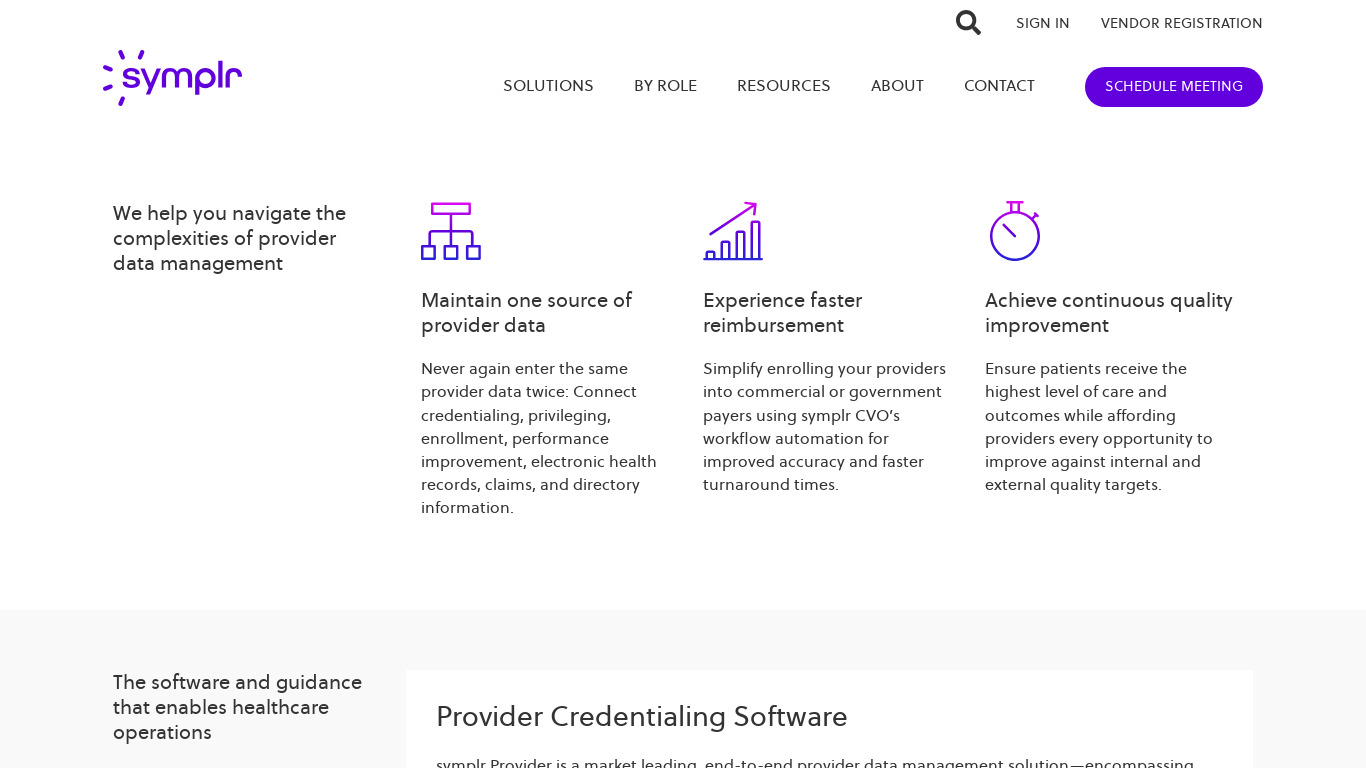 Cactus Provider Management Platform Landing page