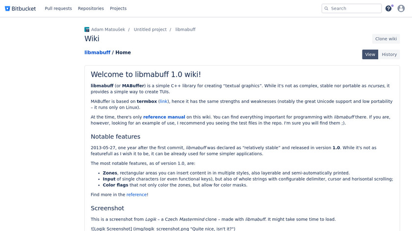 libmabuff Landing Page