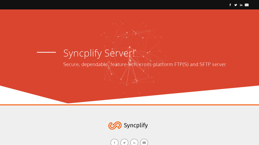 Syncplify.me Server! Landing Page