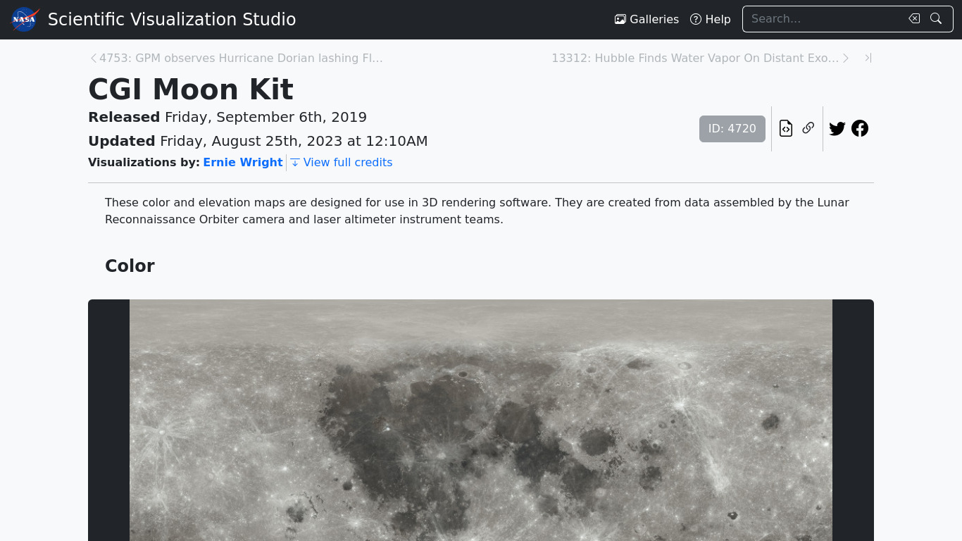 CGI Moon Kit Landing page