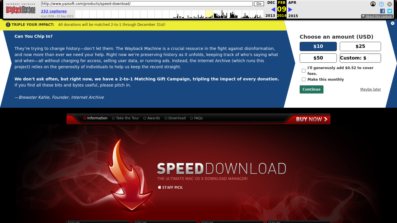 Speed Download Landing page