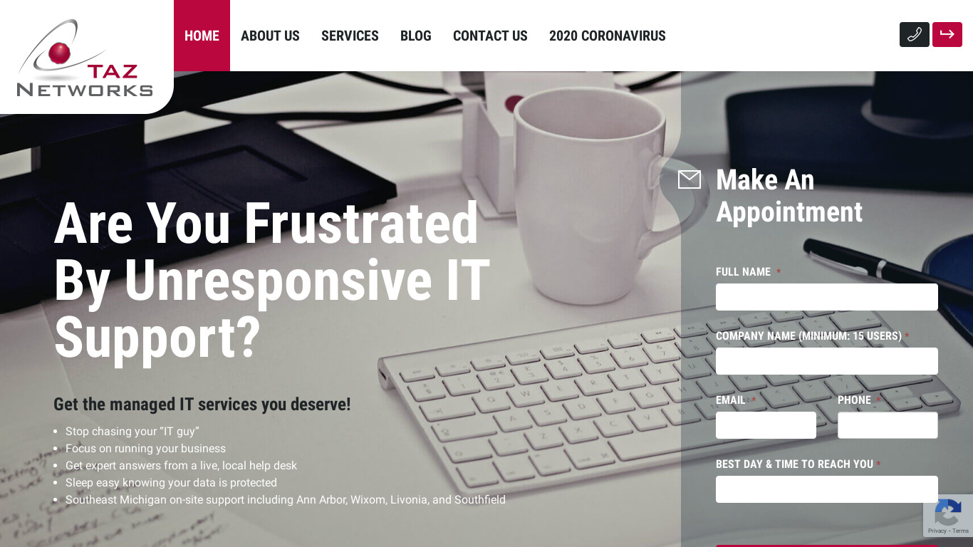 Greyhound Technologies Landing page