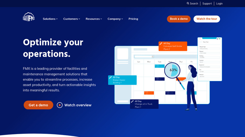 Facilities Management eXpress (FMX) Landing Page
