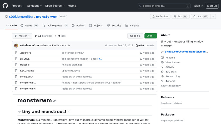 monsterwm Landing Page