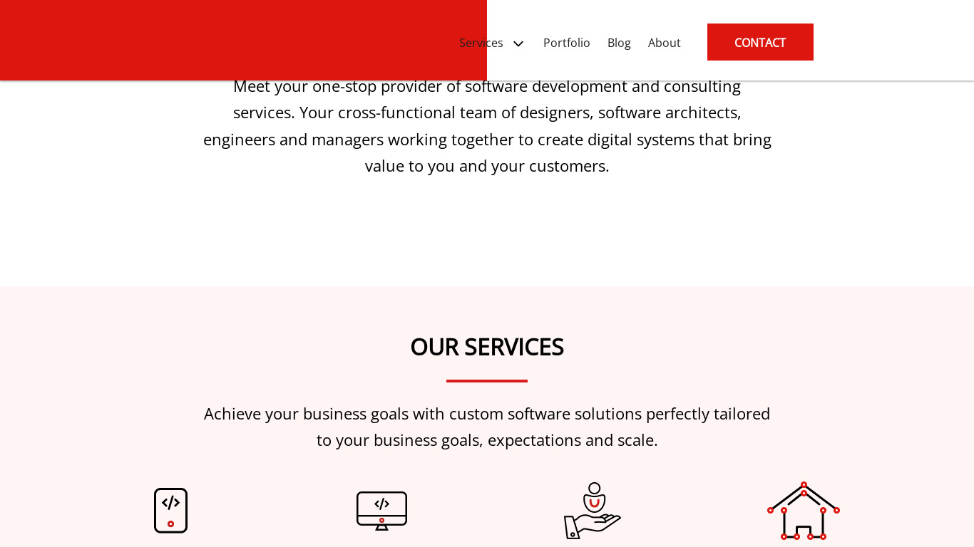 Digiteum Landing page