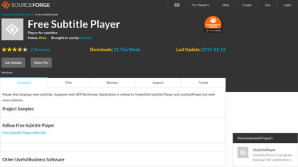 Free Subtitle Player image