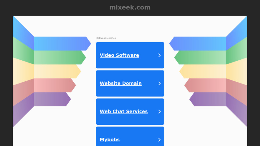 Mixeek Landing Page