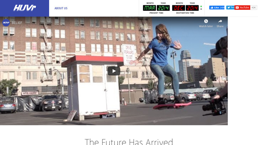 HUVR Landing Page