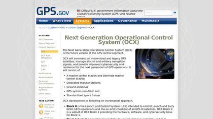 Next Generation GPS System image