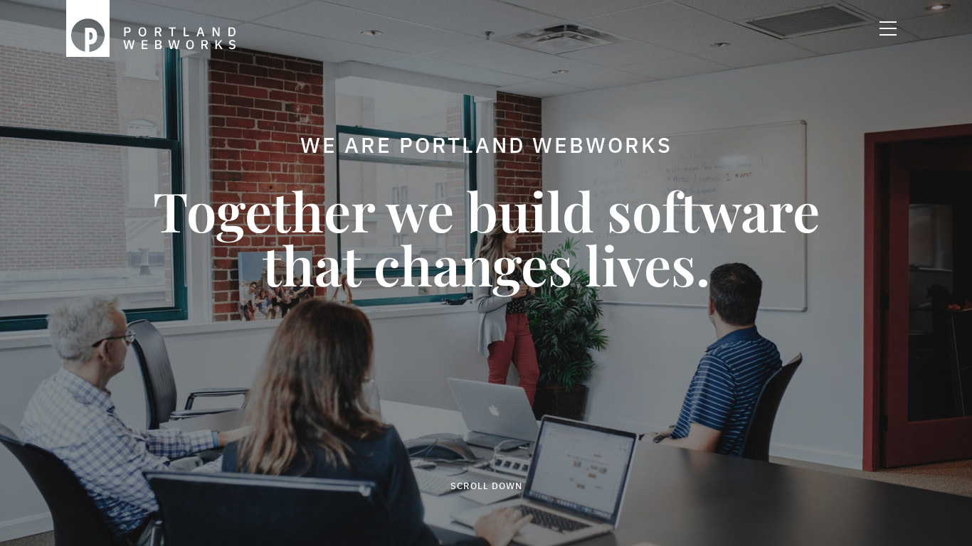 Portland Webworks Landing page