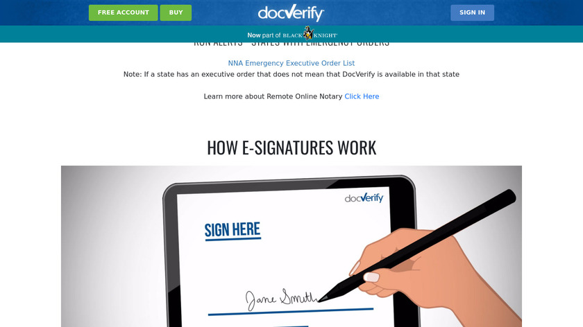 DocVerify Landing Page