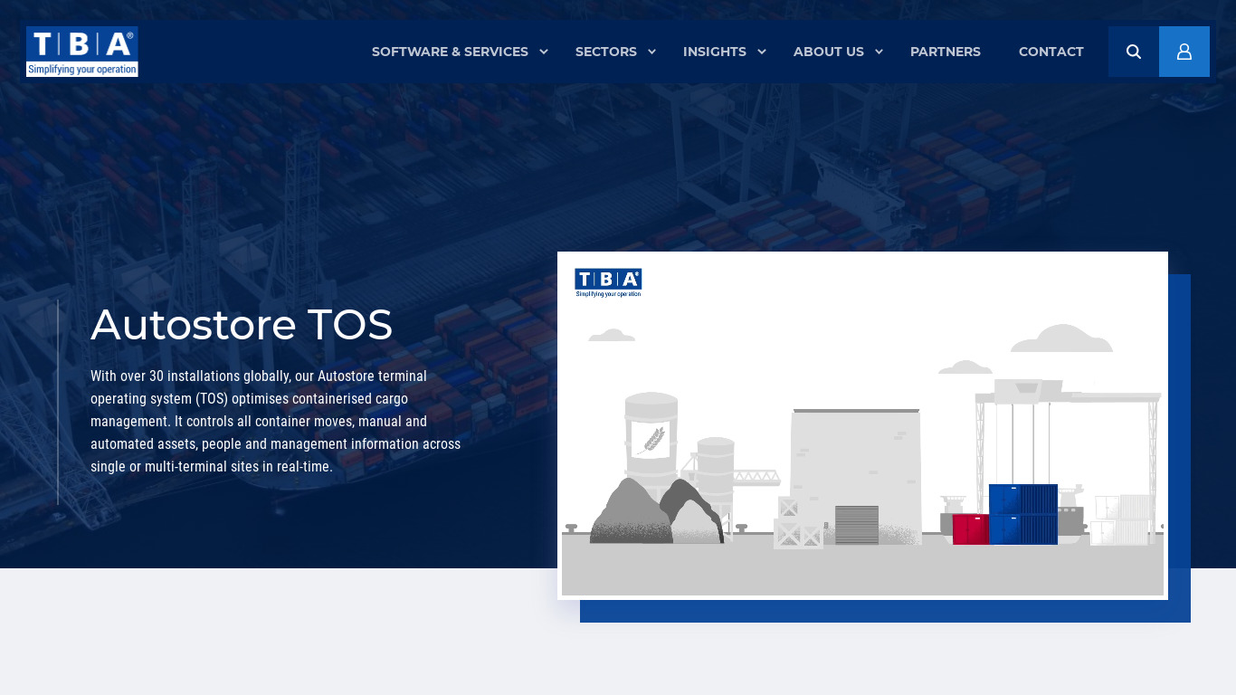 Autostore TOS Landing page